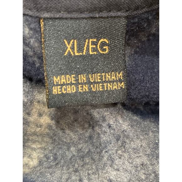 Freedom Foundry Dry Goods Co. Blue Grizzly Flannel Fleece Shirt XL - Picture 7 of 9